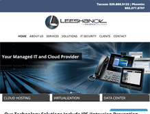 Tablet Screenshot of leeshanok.com